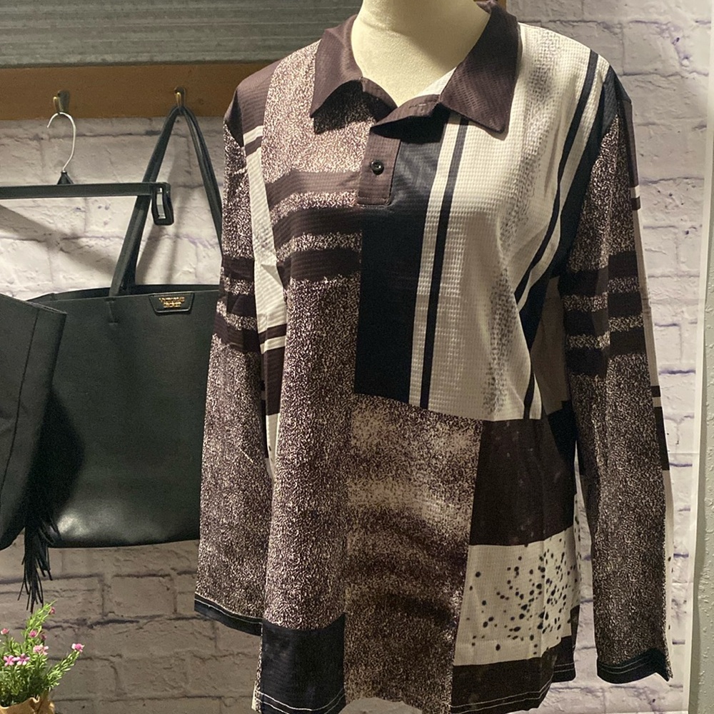 Women’s multi print blouse
